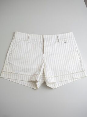 Women's Calvin Klein Flat Front Walk Short Stripe Size 2
